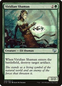 Viridian Shaman, Commander 2015