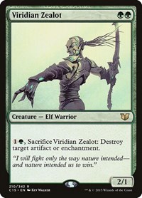 Viridian Zealot, Commander 2015