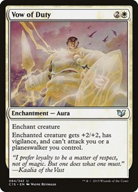 Vow of Duty, Commander 2015