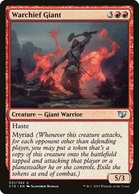Warchief Giant, Commander 2015