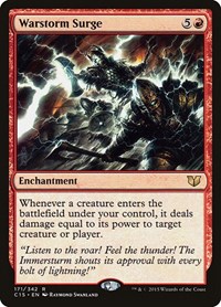 Warstorm Surge, Commander 2015