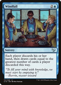 Windfall, Commander 2015