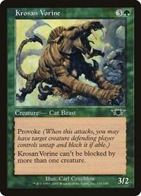 Krosan Vorine, Legions