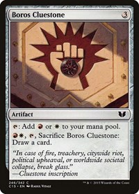 Boros Cluestone, Commander 2015