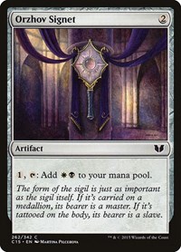 Orzhov Signet, Commander 2015