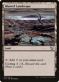 Blasted Landscape, Commander 2015