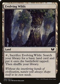 Evolving Wilds, Commander 2015