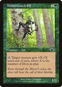 Timberwatch Elf, Legions