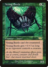 Vexing Beetle, Legions
