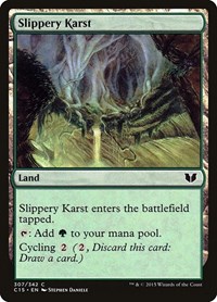 Slippery Karst, Commander 2015