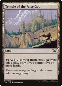 Temple of the False God, Commander 2015