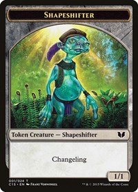 Shapeshifter // Shapeshifter Double-Sided Token, Commander 2015