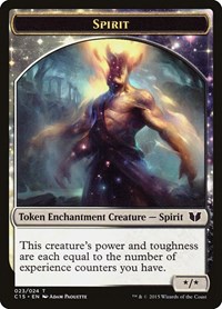 Spirit (023) // Cat Double-Sided Token, Commander 2015
