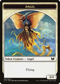 Angel // Knight (Vigilance) Double-Sided Token, Commander 2015