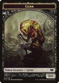 Germ // Zombie Double-Sided Token, Commander 2015