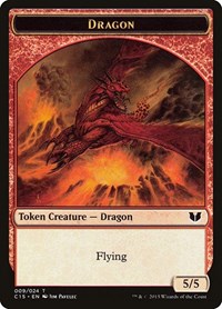Dragon // Dragon Double-Sided Token, Commander 2015