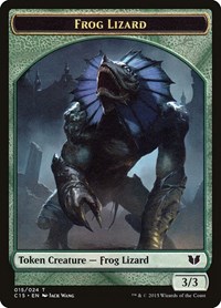 Frog Lizard // Germ Double-Sided Token, Commander 2015