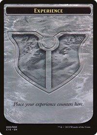 Experience Double-Sided Token, Commander 2015