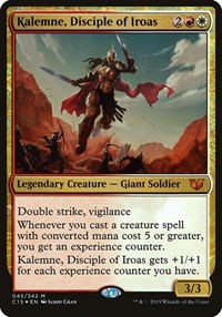 Kalemne, Disciple of Iroas (Commander 2015), Oversize Cards