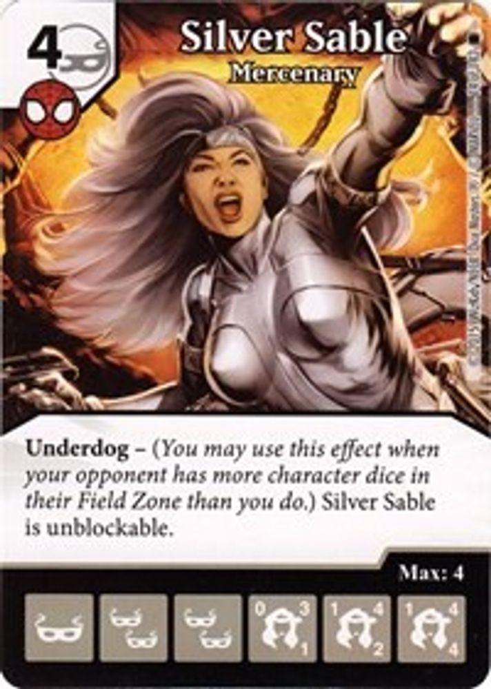 Silver Sable - Mercenary, Standard, front