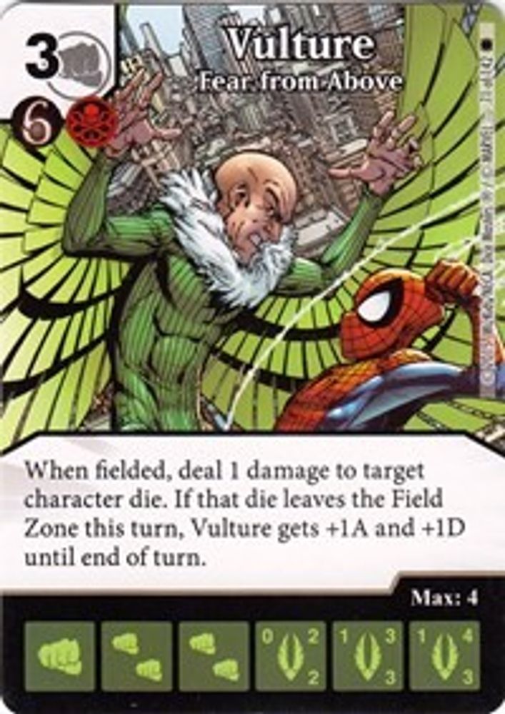 Vulture - Fear from Above, Standard, front