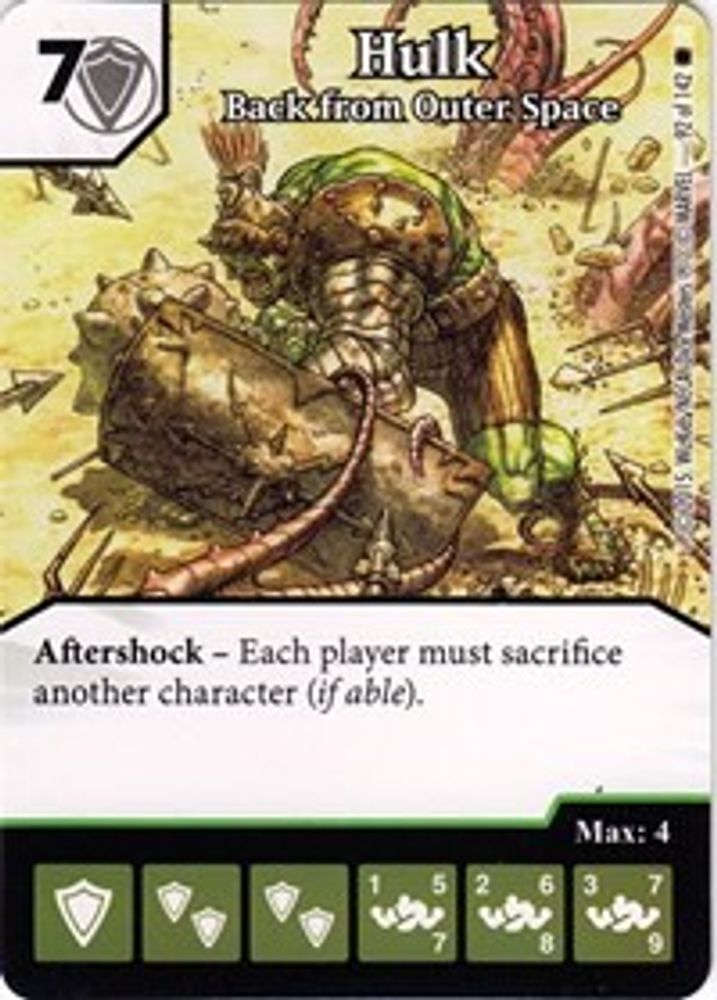 Hulk - Back from Outer Space, Standard, front