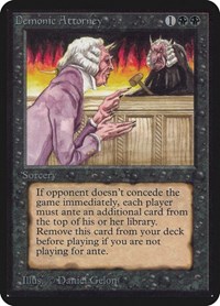 Demonic Attorney, Alpha Edition