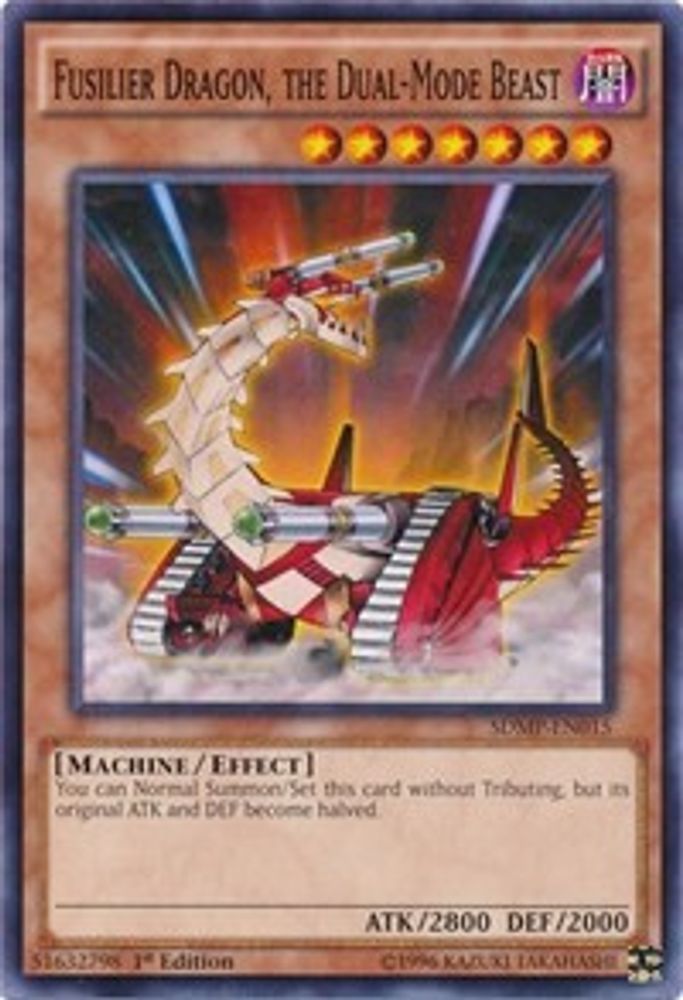 Fusilier Dragon, the Dual-Mode Beast, 1st-edition, front