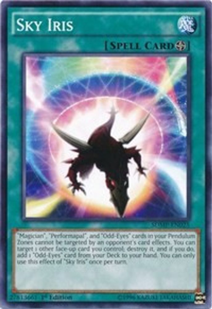 Sky Iris, 1st-edition, front