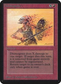 Disintegrate, Alpha Edition