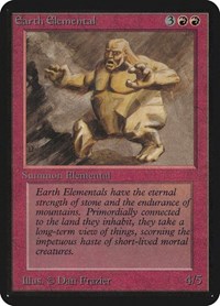 Earth Elemental, Alpha Edition