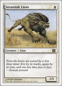 Savannah Lions, 8th Edition
