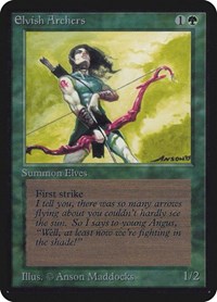 Elvish Archers, Alpha Edition