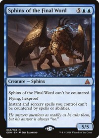 Sphinx of the Final Word, Oath of the Gatewatch