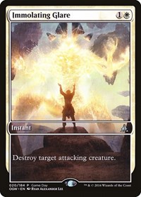 Immolating Glare, Game Day & Store Championship Promos