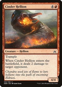 Cinder Hellion, Oath of the Gatewatch