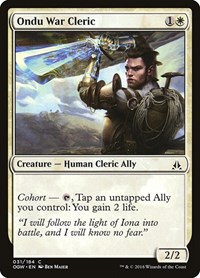 Ondu War Cleric, Oath of the Gatewatch