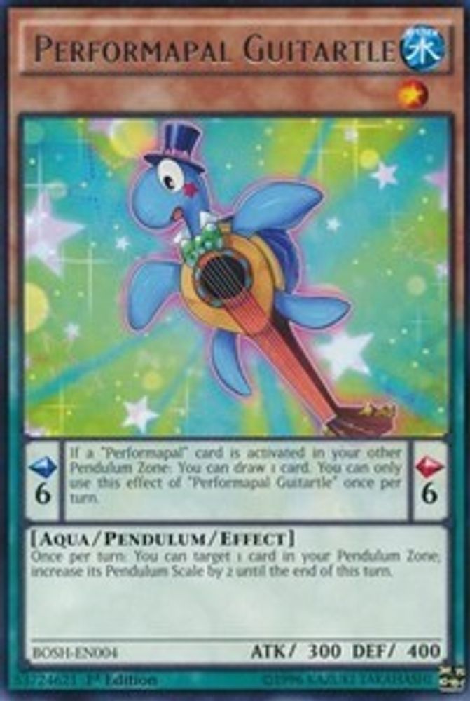 Performapal Guitartle, 1st-edition, front