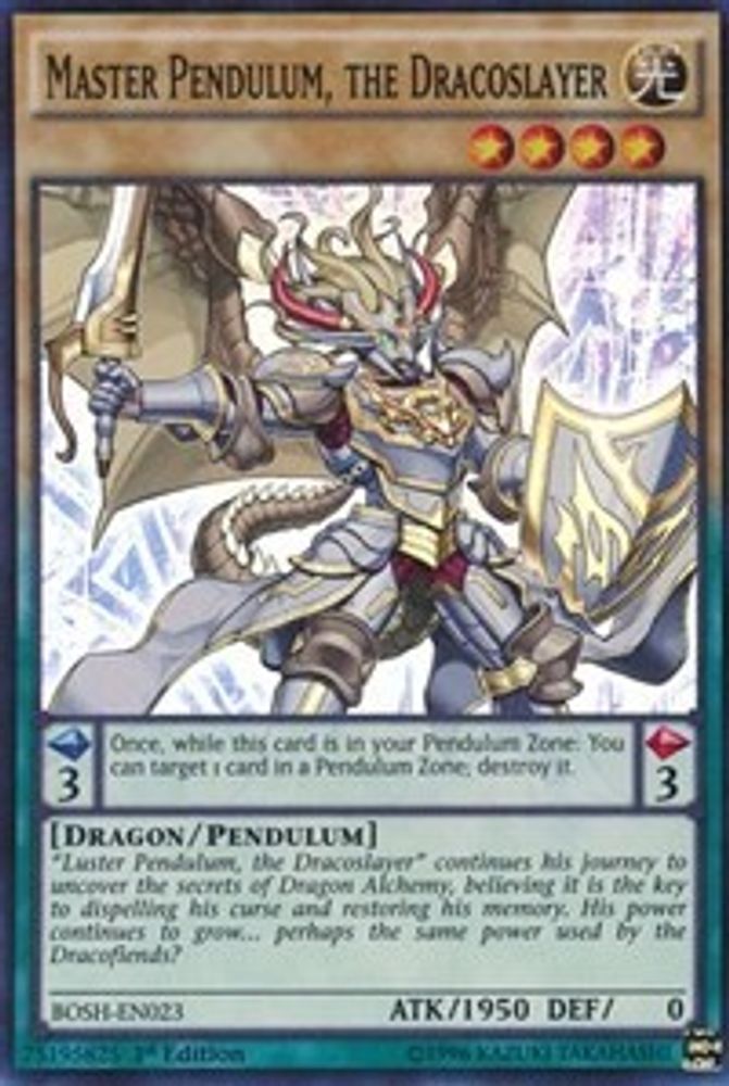 Master Pendulum, the Dracoslayer, 1st-edition, front