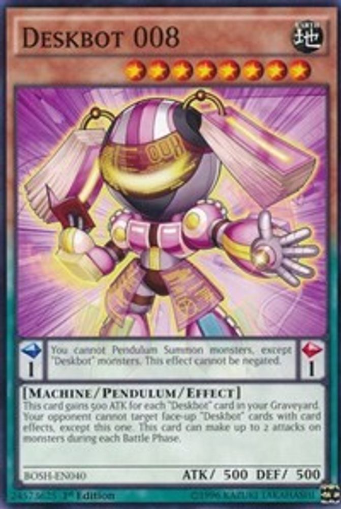 Deskbot 008, 1st-edition, front