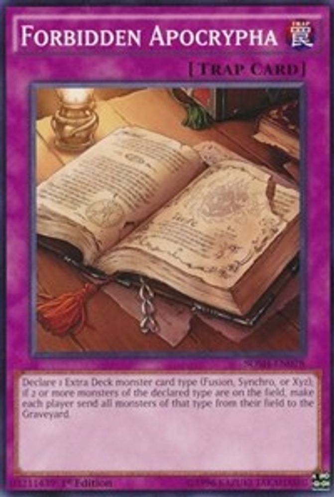 Forbidden Apocrypha, 1st-edition, front