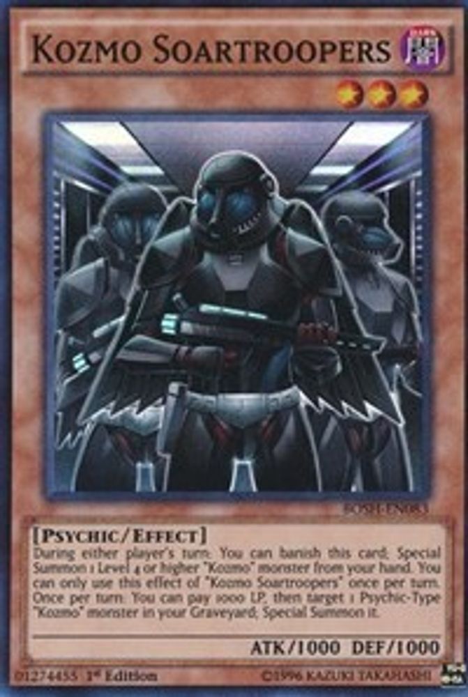 Kozmo Soartroopers, 1st-edition, front