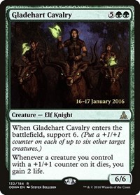 Gladehart Cavalry, Prerelease Cards