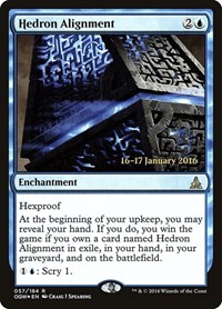 Hedron Alignment, Prerelease Cards