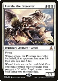 Linvala, the Preserver, Prerelease Cards