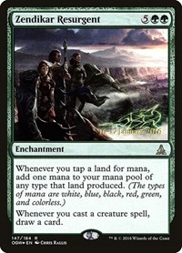 Zendikar Resurgent, Prerelease Cards
