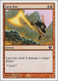 Lava Axe, 8th Edition