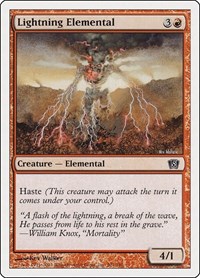 Lightning Elemental, 8th Edition