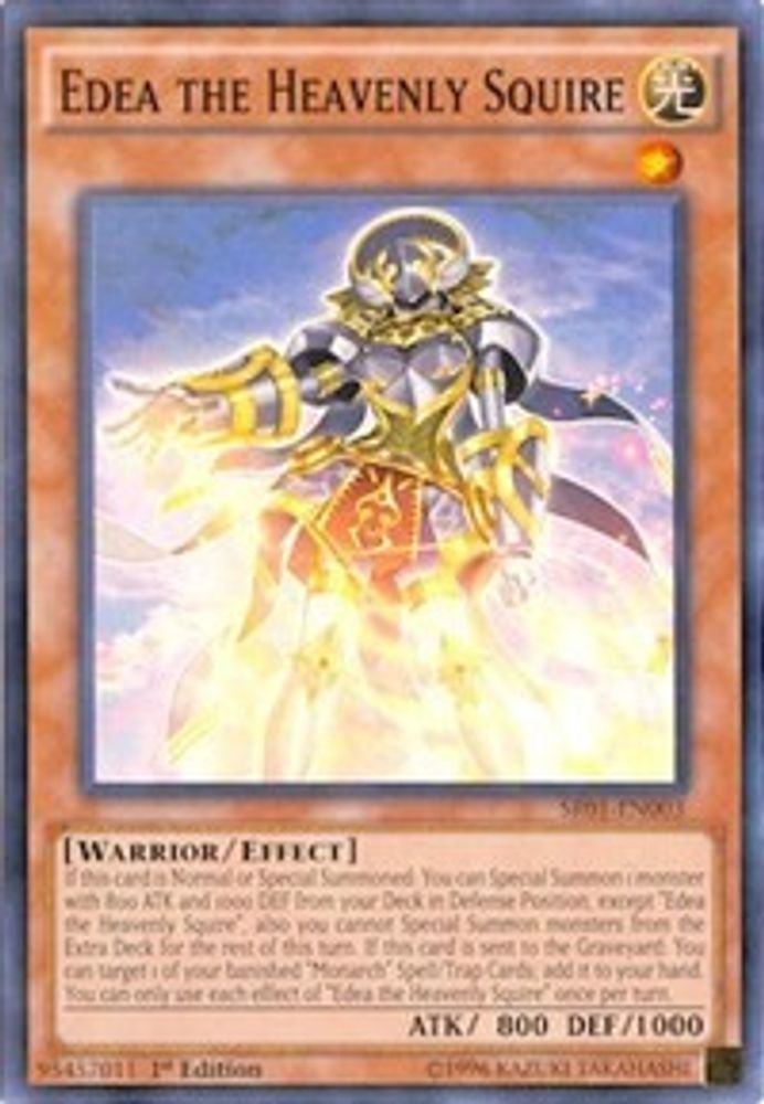 Edea the Heavenly Squire, 1st-edition, front