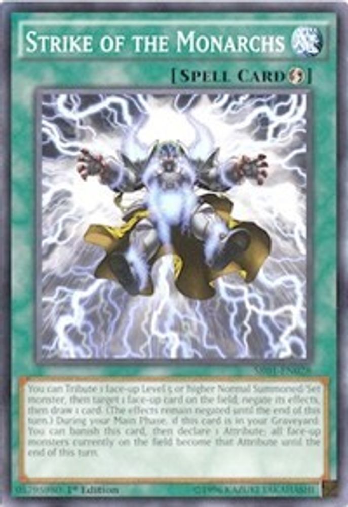 Strike of the Monarchs, 1st-edition, front